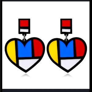 Cartoon Pop Art Acrylic Earrings